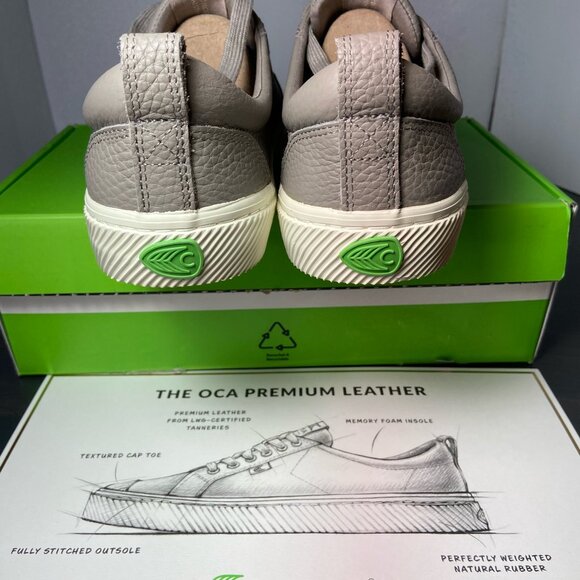 Cariuma OCA Premium Leather Sneakers Grey NWT - Picture 3 of 7